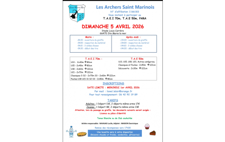 Compétition exterieur saint marimois