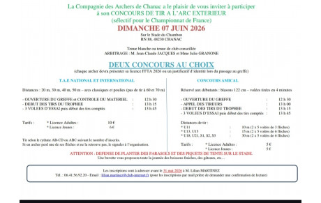 compétition chanac